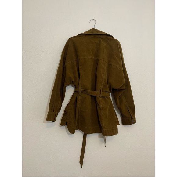 Free People Brown Suedette Shacket - Picture 7 of 7